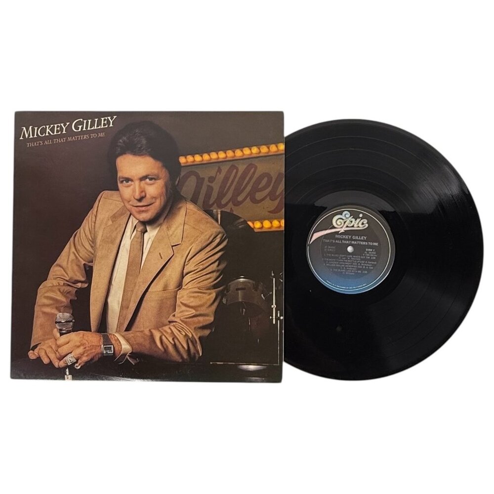 Mickey Gilley‎ Thats All That Matters To Me Vinyl LP Epic Records 1980 Album